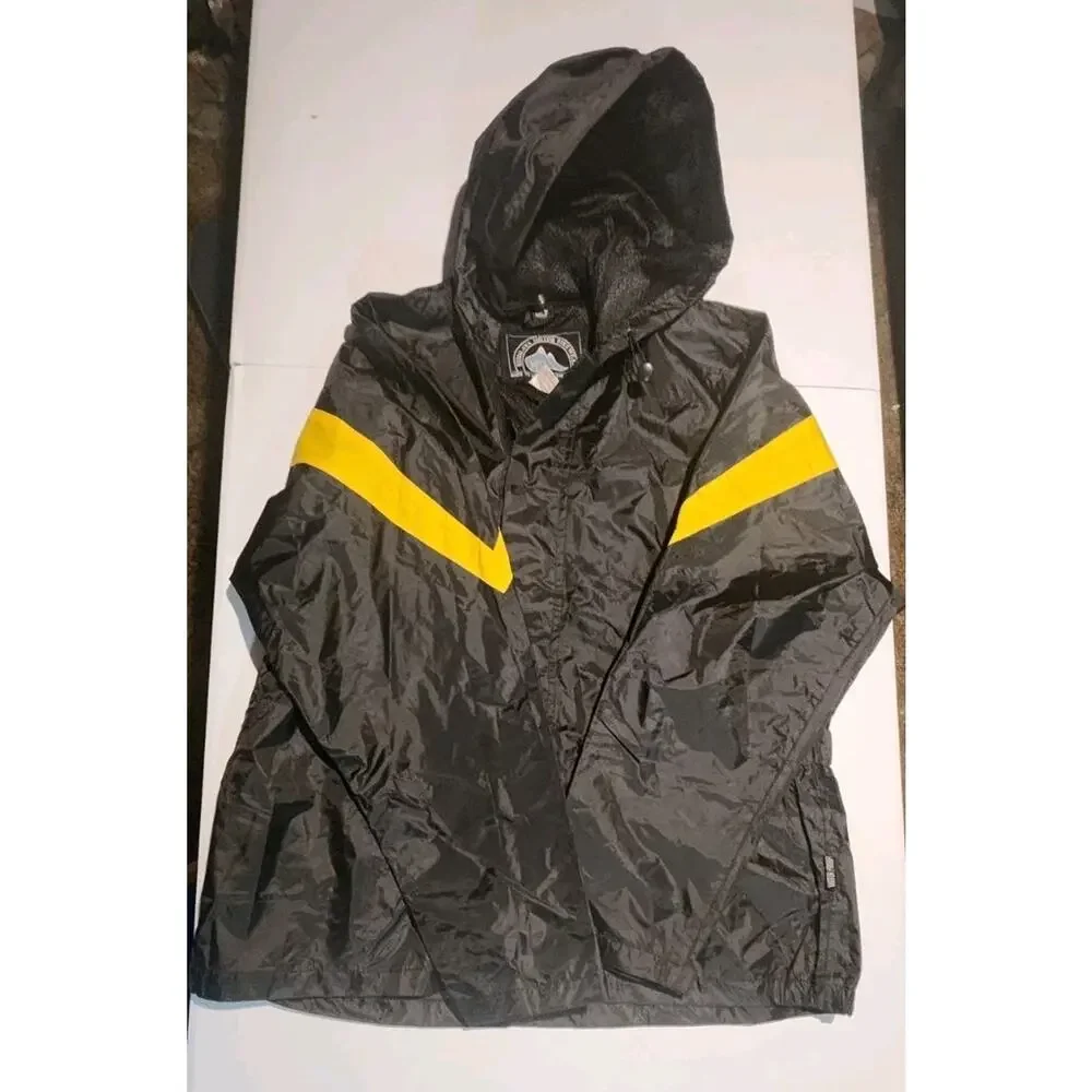 Himalaya Motor Bike Wear 2-Piece Rain Jacket/Pants Water Proof Yellow/Black XXL